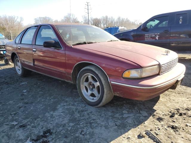 1G1BL52PXSR165522 - 1995 CHEVROLET CAPRICE / CLASSIC SS BURGUNDY photo 4