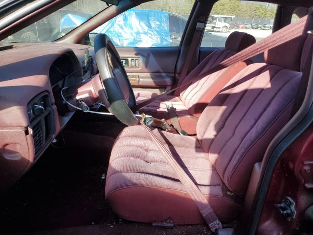 1G1BL52PXSR165522 - 1995 CHEVROLET CAPRICE / CLASSIC SS BURGUNDY photo 7