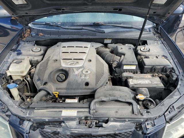 5NPEU46F76H012770 - 2006 HYUNDAI SONATA GLS BLUE photo 11