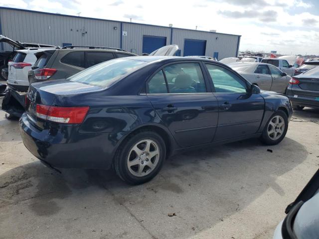 5NPEU46F76H012770 - 2006 HYUNDAI SONATA GLS BLUE photo 3