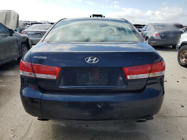 5NPEU46F76H012770 - 2006 HYUNDAI SONATA GLS BLUE photo 6