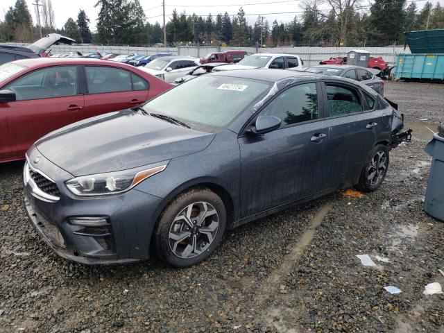 3KPF24AD6KE015917 - 2019 KIA FORTE FE GRAY photo 1