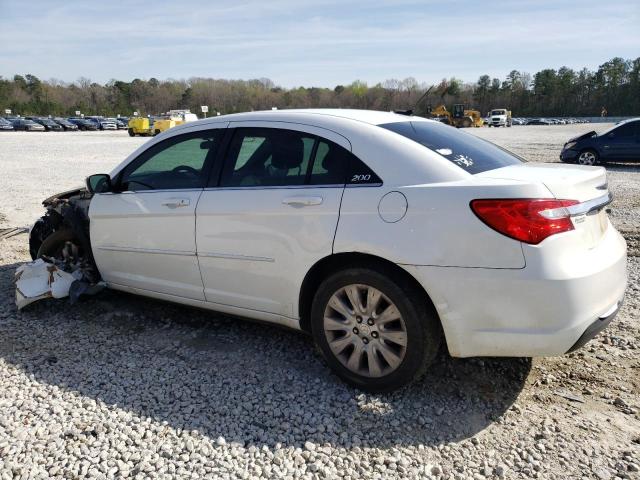 1C3CCBAB1CN201823 - 2012 CHRYSLER 200 LX WHITE photo 2