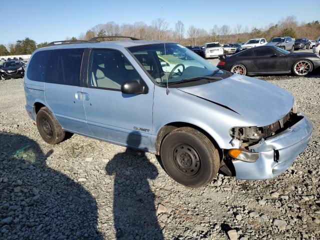 4N2DN1117WD801524 - 1998 NISSAN QUEST XE BLUE photo 4