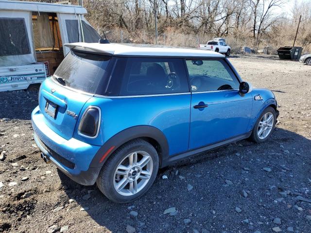 WMWMF7C56ATW89216 - 2010 MINI COOPER S BLUE photo 3