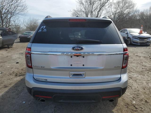 1FM5K8F81DGC34720 - 2013 FORD EXPLORER LIMITED SILVER photo 6