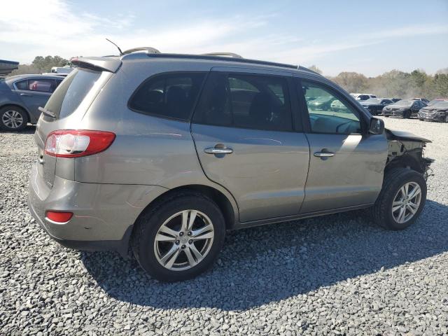 5XYZK4AG4CG132990 - 2012 HYUNDAI SANTA FE LIMITED GRAY photo 3