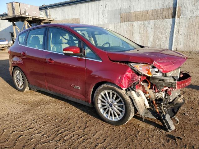 1FADP5CU7GL118943 - 2016 FORD C-MAX PREMIUM SEL BURGUNDY photo 4