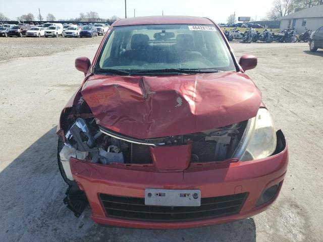 3N1BC11E79L400561 - 2009 NISSAN VERSA S RED photo 5