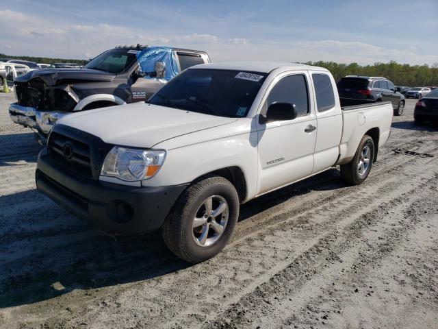 5TETX22N17Z355475 - 2007 TOYOTA TACOMA ACCESS CAB WHITE photo 1