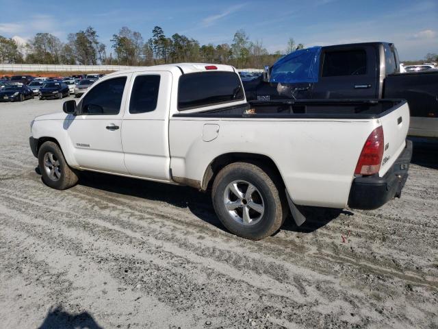 5TETX22N17Z355475 - 2007 TOYOTA TACOMA ACCESS CAB WHITE photo 2