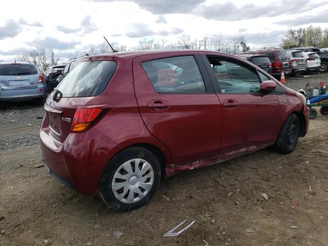 VNKKTUD39HA081203 - 2017 TOYOTA YARIS L BURGUNDY photo 3