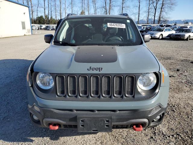 ZACCJBCB3JPJ00184 - 2018 JEEP RENEGADE TRAILHAWK GRAY photo 5