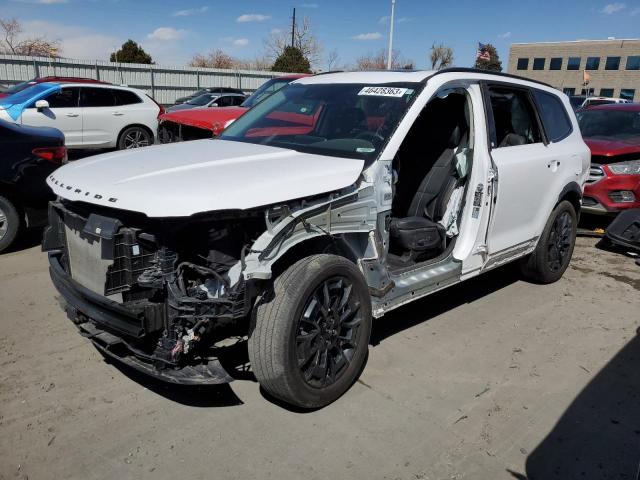 5XYP3DHC4NG220769 - 2022 KIA TELLURIDE EX WHITE photo 1