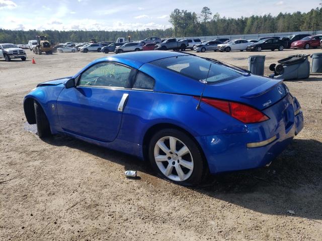 JN1AZ34D34M102452 - 2004 NISSAN 350Z COUPE BLUE photo 2