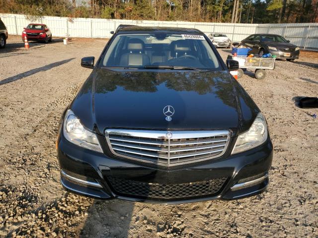 WDDGF8BB7CR193392 - 2012 MERCEDES-BENZ C 300 4MATIC BLACK photo 5