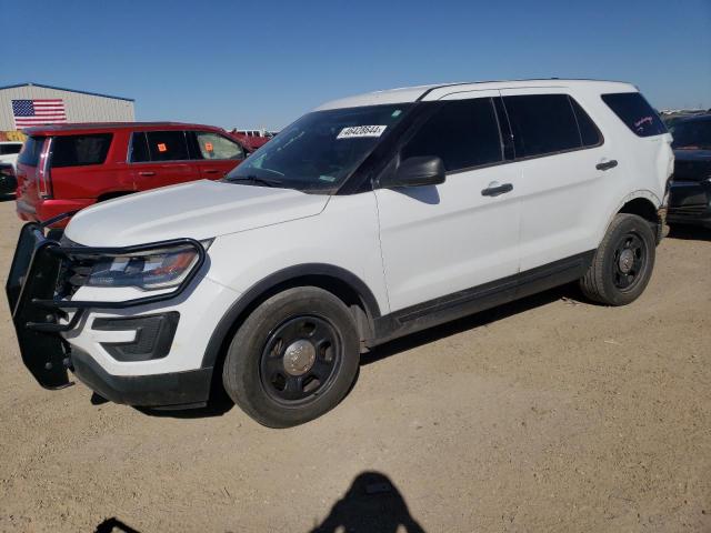 1FM5K8AR4KGB24273 - 2019 FORD EXPLORER POLICE INTERCEPTOR თეთრი ფოტო 1