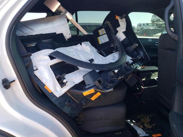 1FM5K8AR4KGB24273 - 2019 FORD EXPLORER POLICE INTERCEPTOR თეთრი ფოტო 10