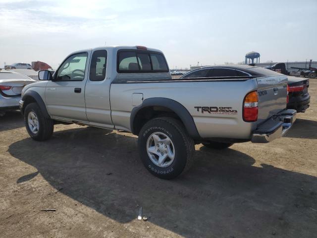 5TESM92N04Z418218 - 2004 TOYOTA TACOMA XTRACAB PRERUNNER ვერცხლისფერი ფოტო 2
