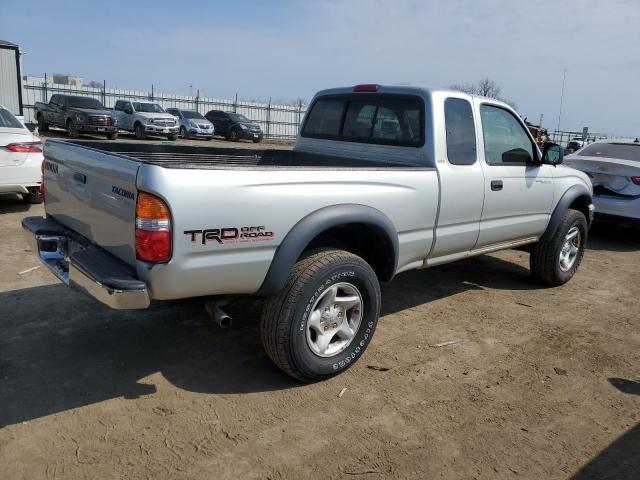 5TESM92N04Z418218 - 2004 TOYOTA TACOMA XTRACAB PRERUNNER ვერცხლისფერი ფოტო 3