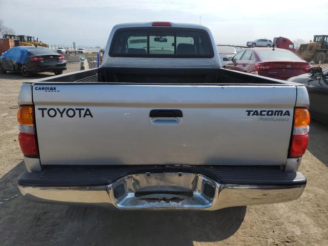 5TESM92N04Z418218 - 2004 TOYOTA TACOMA XTRACAB PRERUNNER ვერცხლისფერი ფოტო 6