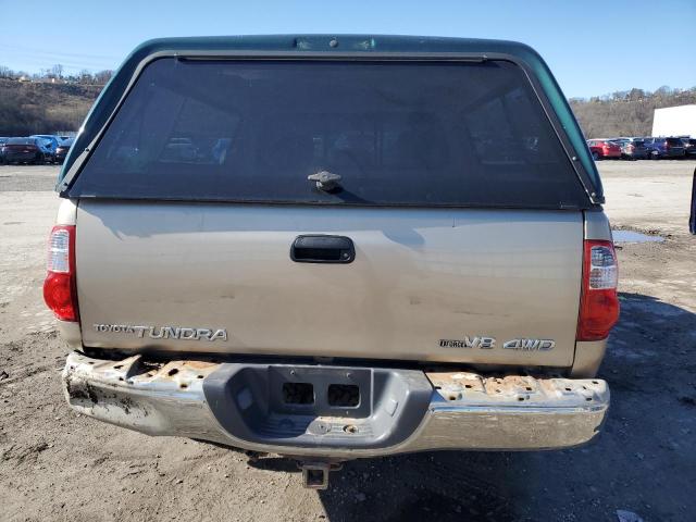 5TBBT44176S486251 - 2006 TOYOTA TUNDRA ACCESS CAB SR5 TAN photo 6