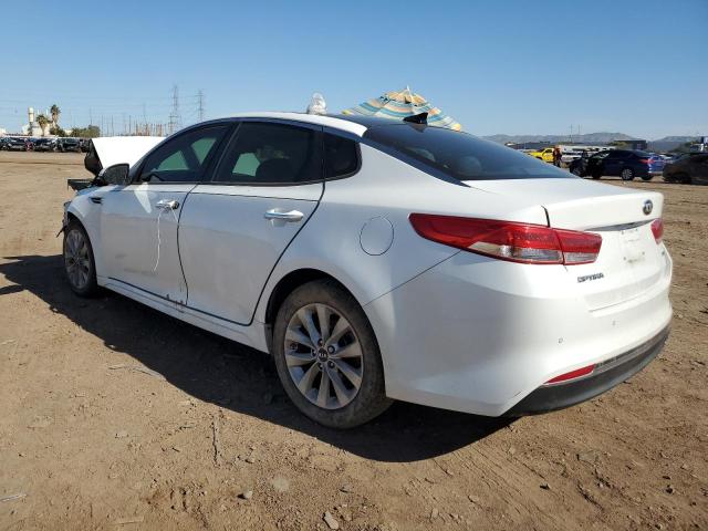 5XXGU4L31GG106305 - 2016 KIA OPTIMA EX WHITE photo 2