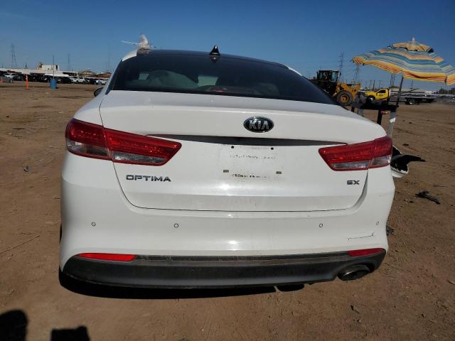 5XXGU4L31GG106305 - 2016 KIA OPTIMA EX WHITE photo 6