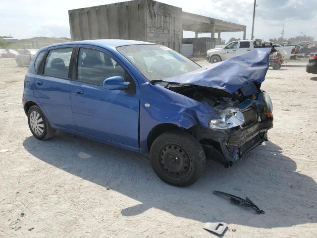 KL1TD66696B661322 - 2006 CHEVROLET AVEO BASE Mavi foto 4