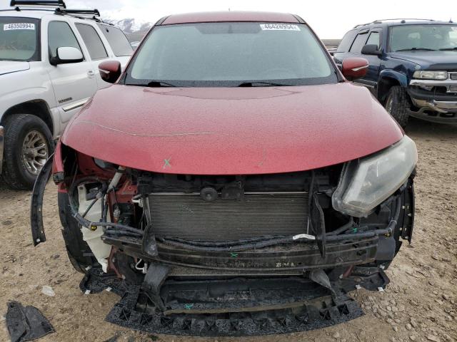 KNMAT2MV5FP522278 - 2015 NISSAN ROGUE S RED photo 5
