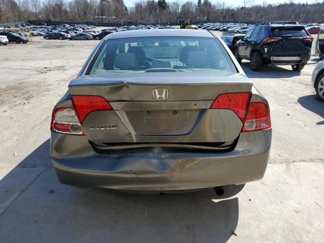 2HGFA16857H507350 - 2007 HONDA CIVIC EX GRAY photo 6