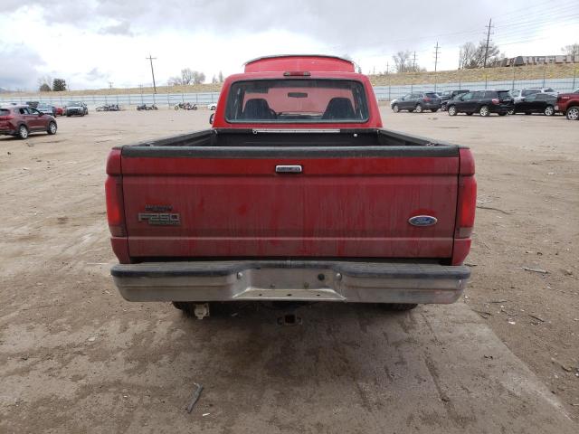 1FTHX26F0VED15543 - 1997 FORD F250 RED photo 6
