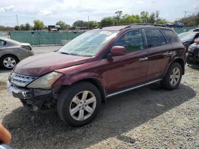 JN8AZ08W27W613784 - 2007 NISSAN MURANO SL MAROON photo 1