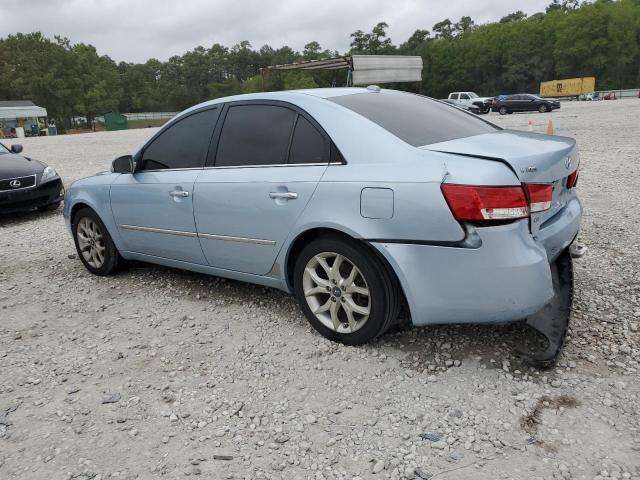 5NPEU46FX8H316792 - 2008 HYUNDAI SONATA SE BLUE photo 2