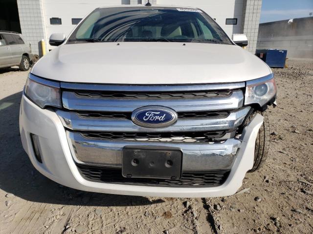 2FMDK3J93DBB58410 - 2013 FORD EDGE SEL WHITE photo 5