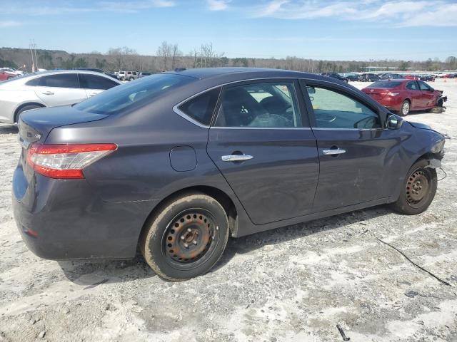 3N1AB7AP1FY313417 - 2015 NISSAN SENTRA S GRAY photo 3