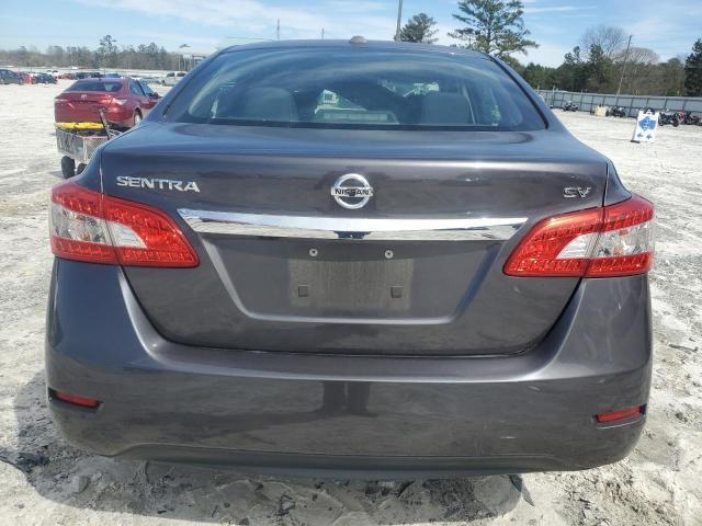 3N1AB7AP1FY313417 - 2015 NISSAN SENTRA S GRAY photo 6