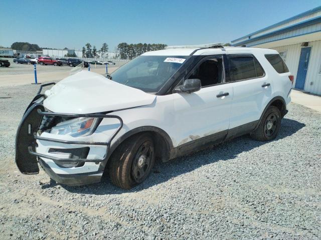 1FM5K8AR6KGB22430 - 2019 FORD EXPLORER POLICE INTERCEPTOR თეთრი ფოტო 1