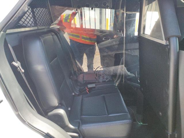 1FM5K8AR6KGB22430 - 2019 FORD EXPLORER POLICE INTERCEPTOR თეთრი ფოტო 10