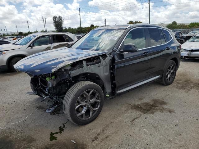 5UX43DP07N9N20686 - 2022 BMW X3 SDRIVE30I BLACK photo 1