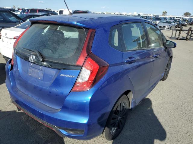 3HGGK5H69JM703563 - 2018 HONDA FIT SPORT BLUE photo 3