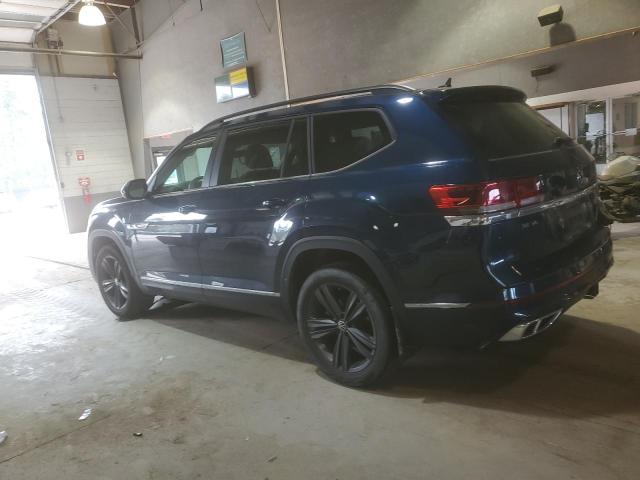 1V2RR2CA5MC590311 - 2021 VOLKSWAGEN ATLAS SE BLUE photo 2