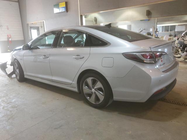 KMHE34L17GA016933 - 2016 HYUNDAI SONATA HYBRID SILVER photo 2