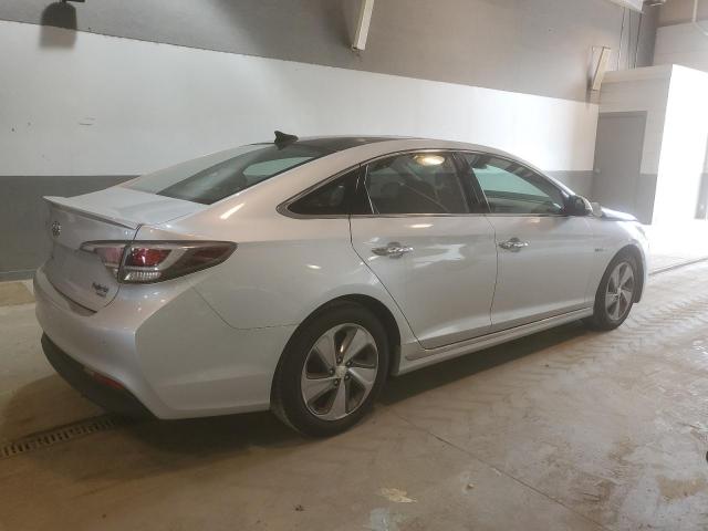 KMHE34L17GA016933 - 2016 HYUNDAI SONATA HYBRID SILVER photo 3