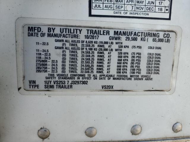 1UYVS2537J3297302 - 2018 UTILITY DRY VAN Ağ foto 10