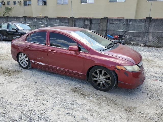 1HGFA16576L147599 - 2006 HONDA CIVIC LX RED photo 4