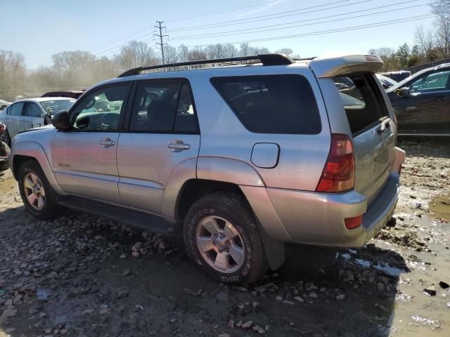 JTEBU14R550067224 - 2005 TOYOTA 4RUNNER SR5 SILVER photo 2