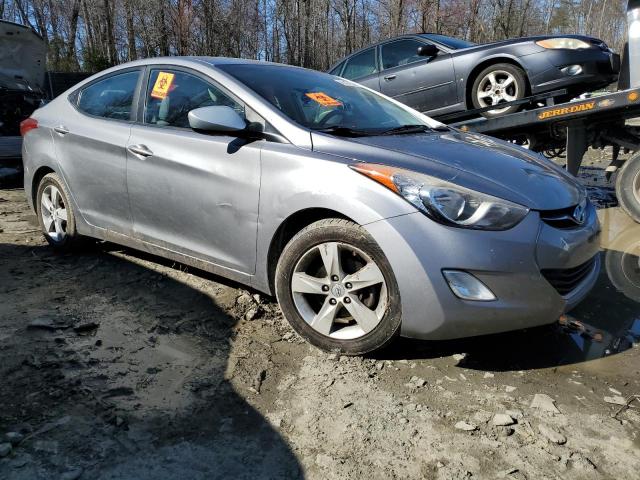 KMHDH4AE8DU737453 - 2013 HYUNDAI ELANTRA GLS GRAY photo 4