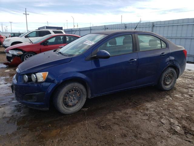 1G1JB5SH6D4123498 - 2013 CHEVROLET SONIC LS BLUE photo 1