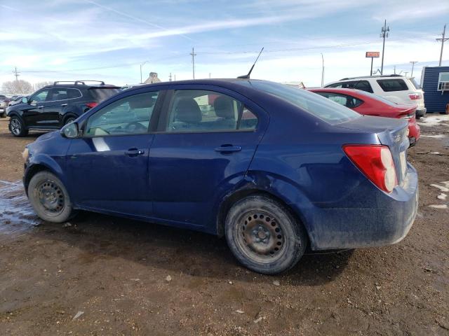 1G1JB5SH6D4123498 - 2013 CHEVROLET SONIC LS BLUE photo 2